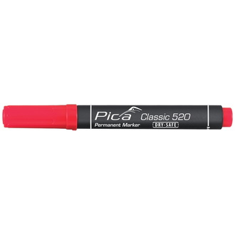 Pica Permanentmarker Classic rot Strich-B.1-4 mm, Rundspitze