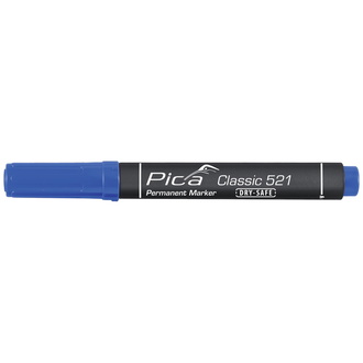 Pica Permanentmarker Classic blau Strich-B.2-6 mm, Keilspitze