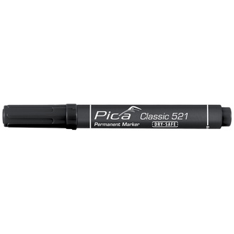 Pica Permanentmarker Classic schwarz Strich-B.2-6 mm, Keilspitze