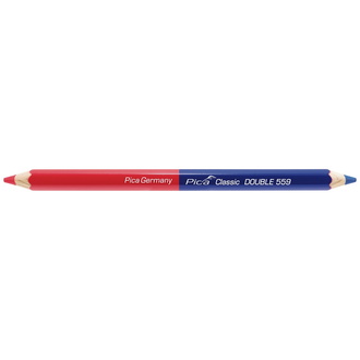 Pica Markierstift DOUBLE blau/rot, 17,5 cm