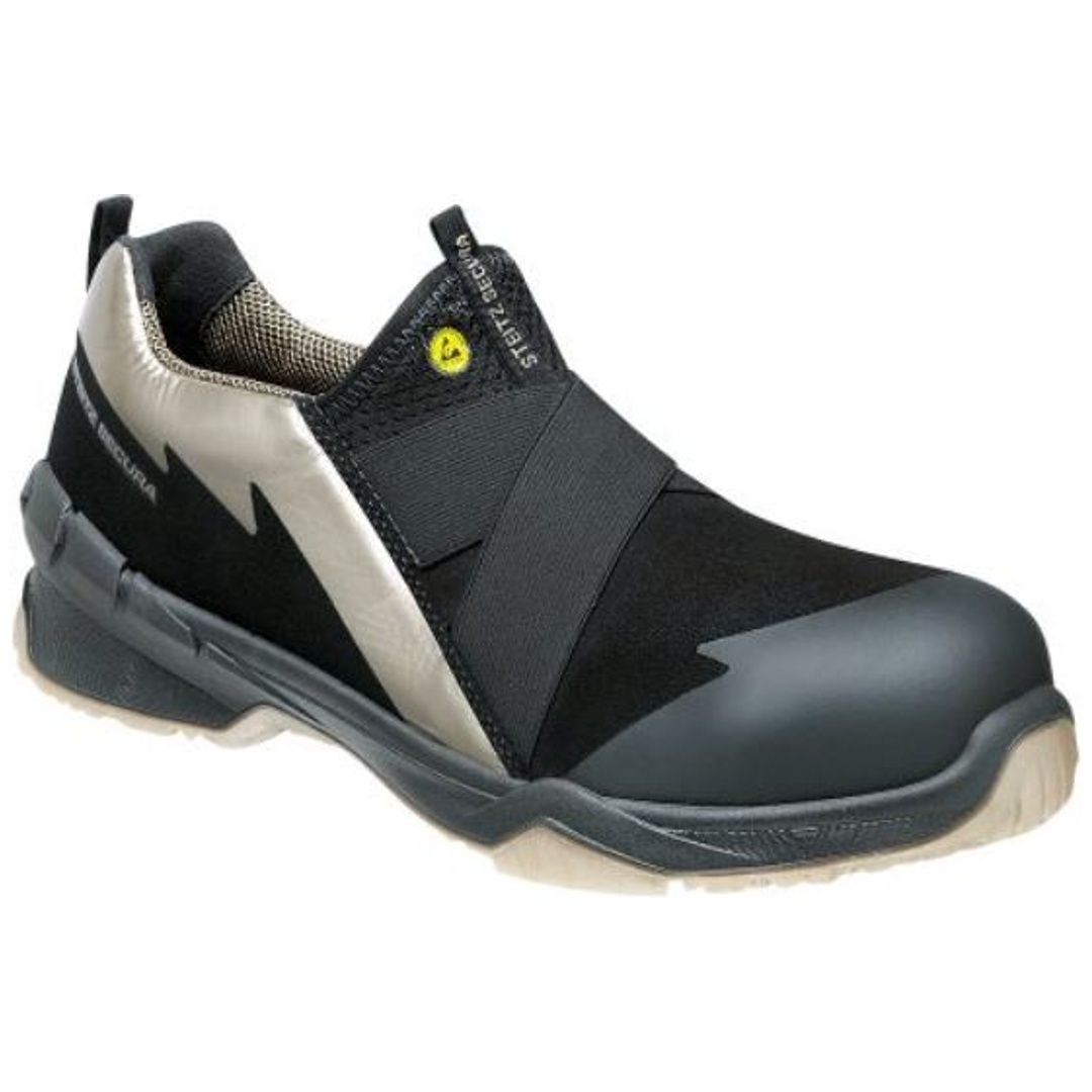 Steitz Secura Sicherheitshalbschuh Marlene S2 ESD SRC DGUV Gr. 42 NB schwarz/gold