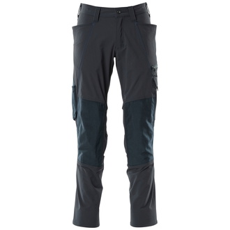 MASCOT ACCELERATE Hose mit CORDURA-Knietaschen 18479-311-010 Vier-Wege-Stretchstoff Gr. 46 schwarzblau