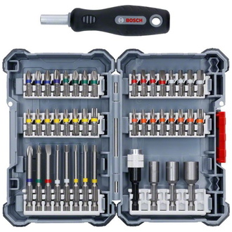 Bosch Pick&Click Set+Griff, 45-tlg.