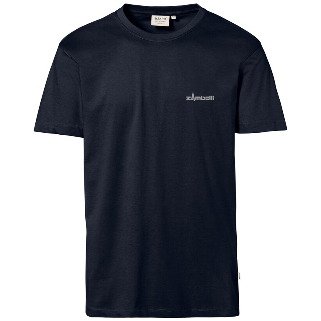 Zambelli-HAKRO Herren T-Shirt Classic #292 M tinte m. Bruststick links
