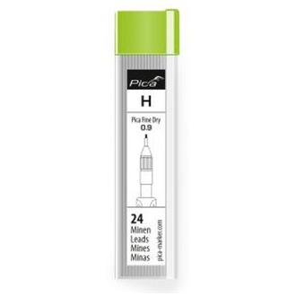 Pica Marker Fine Dry Graphit-Minenset H (24 St.) Pica