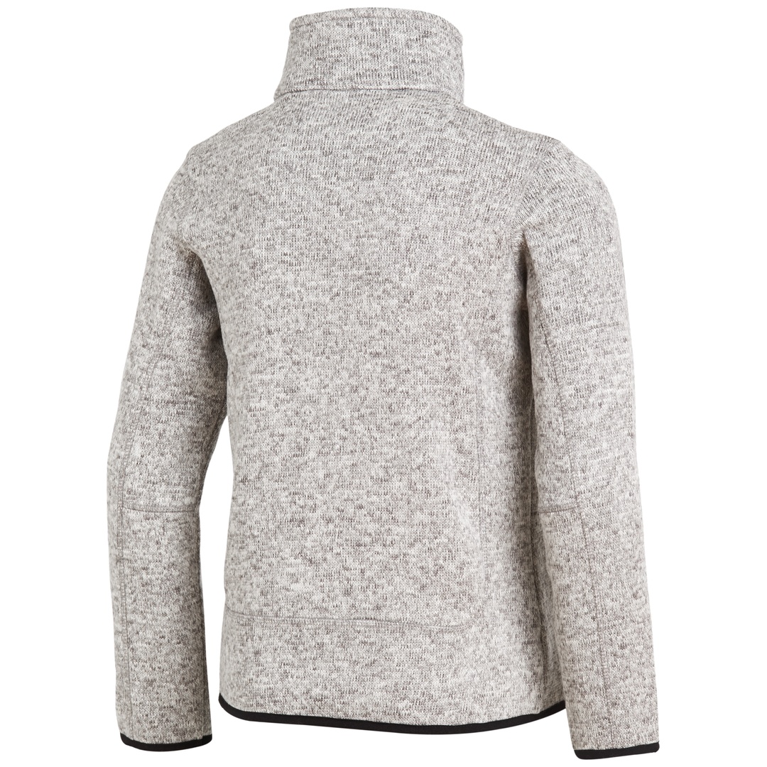 FHB Kinderjacke Strick-Fleece Mats 79598 Gr. 110/116 grau