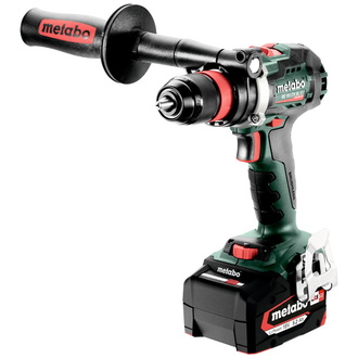 Metabo Akku-Bohrschrauber BS 18 LTX BL Q I, metaBOX 145 L, 18V 2x5.2Ah Li-Power + ASC 55