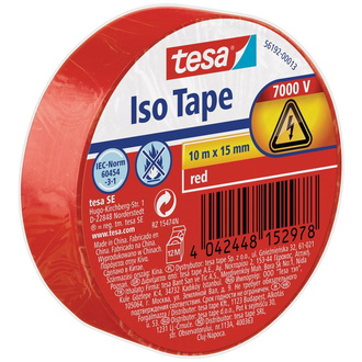 Tesa Isolierband rot 10mx15mm