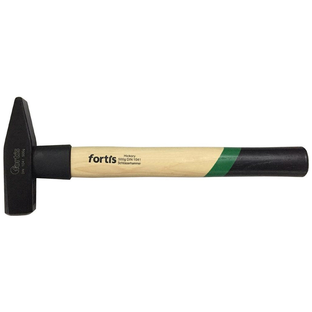 Fortis Schlosserhammer DIN1041 mit Hickorystiel 500g Stielschutz
