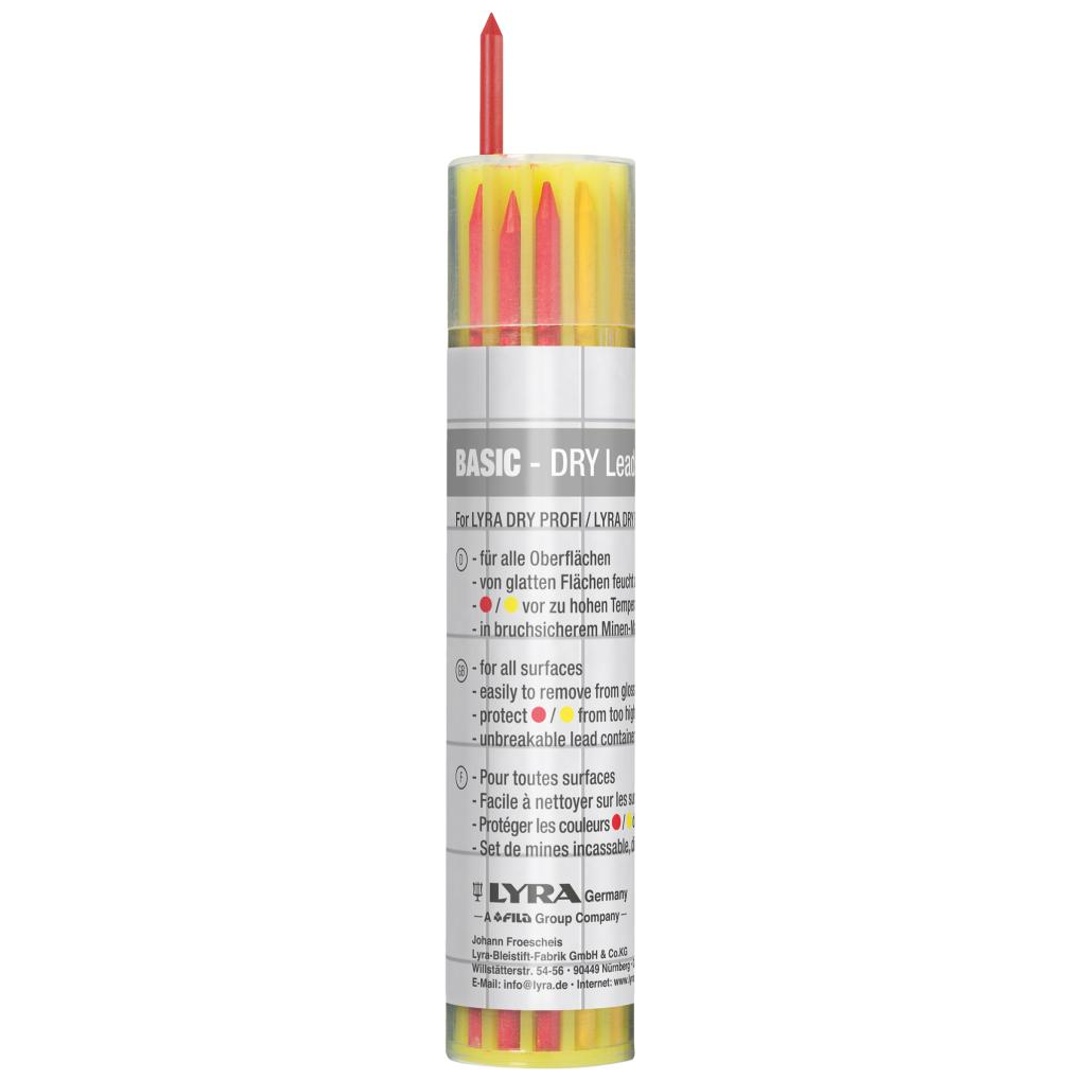 Triuso Lyra Ersatzminen-Set Basic graphit, gelb, rot (12 St.)