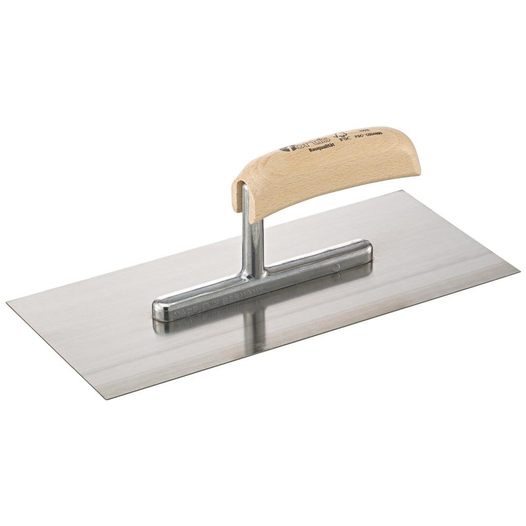 Fortis Glättekelle 280x130mm, Holzgriff