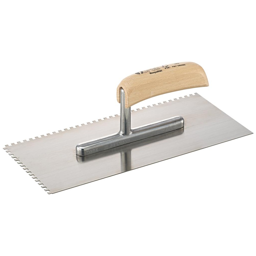 Fortis Glättekelle 280x130mm gezahnt 4x4mm
