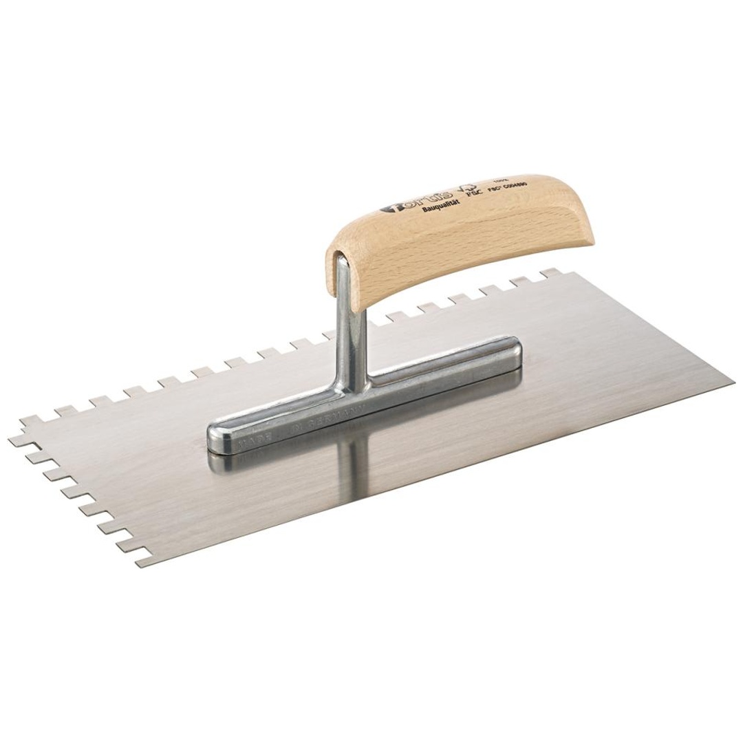 Fortis Glättekelle 280x130mm gezahnt 8x8mm