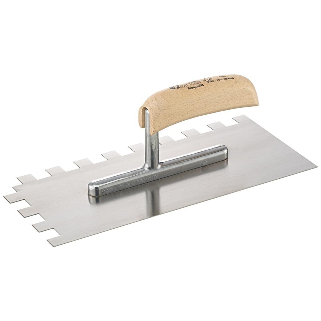 Fortis Glättekelle 280x130mm gezahnt 15x15mm