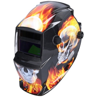 KS Tools Automatik-Schweißer-Schutzhelm, Flame Design