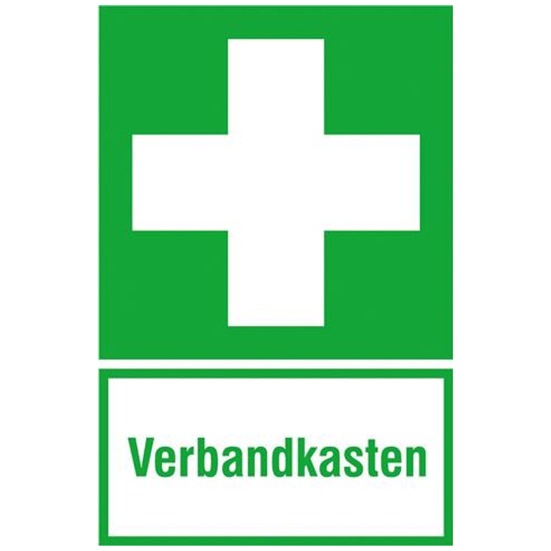 SAFETYMARKING Hinweissch-ild 300x200mm Folie ErsteHilfe Zusatzschild Verba-ndskasten