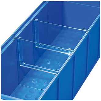 Allit ProfiPlus ShelfBox Divider S Trennsteg transparent 4 St.