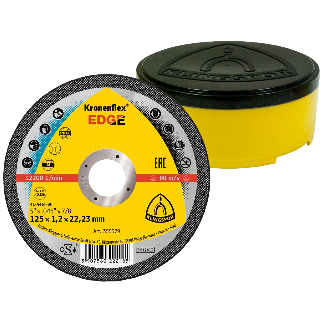 Klingspor EDGE Trennscheiben, 125 x 1,2 x 22,23 mm gerade