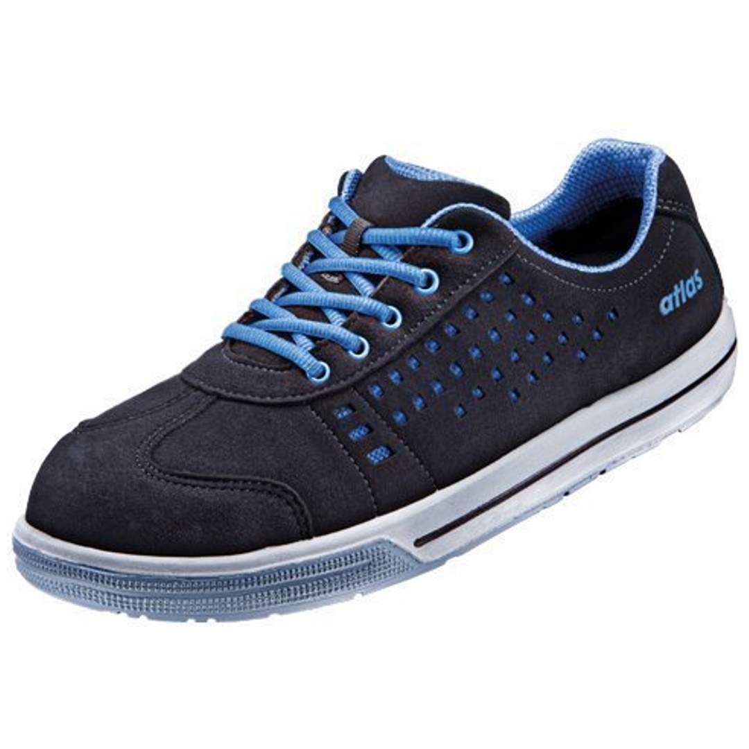 Atlas Sicherheitshalbschuh A 420 S1 ESD DGUV Gr. 46 schwarz/royalblau