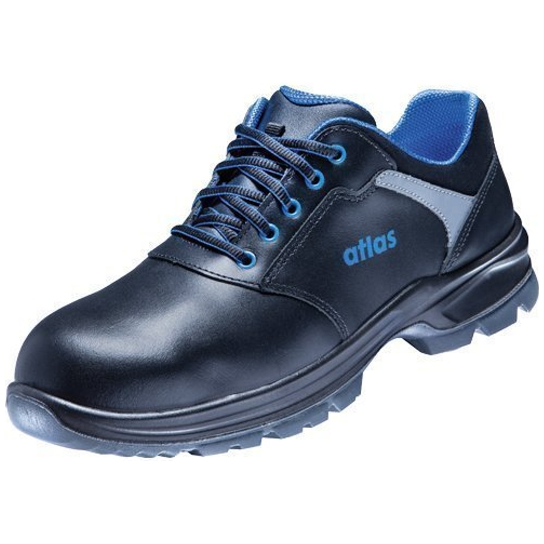Atlas Sicherheitshalbschuh Anatomic Bau 540 S3 SRC DGUV W10 Gr. 45 schwarz/blau
