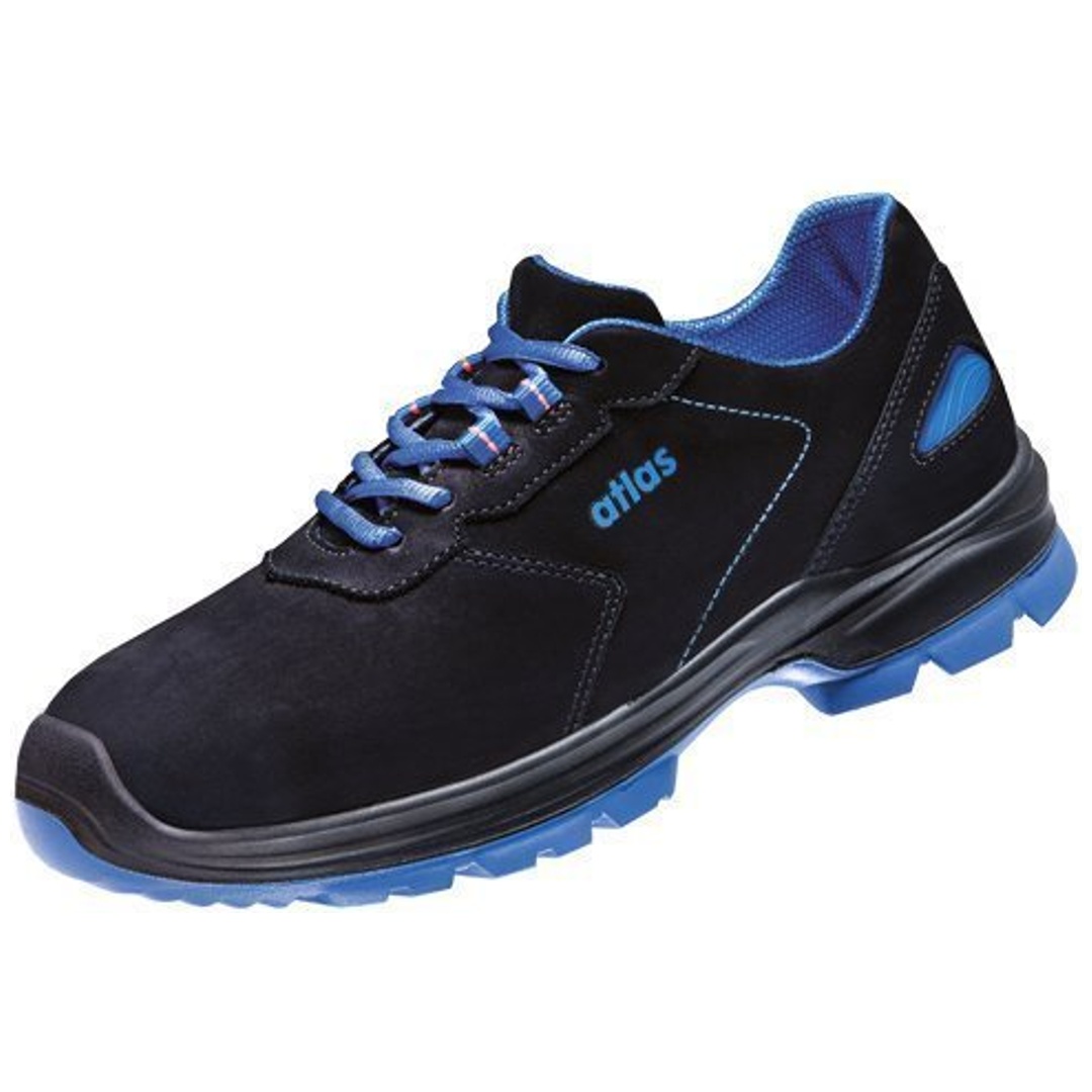 Atlas Sicherheitshalbschuh ERGO-MED 645 XP S3 ESD SRC DGUV  W13 Gr. 50 schwarz/royalblau