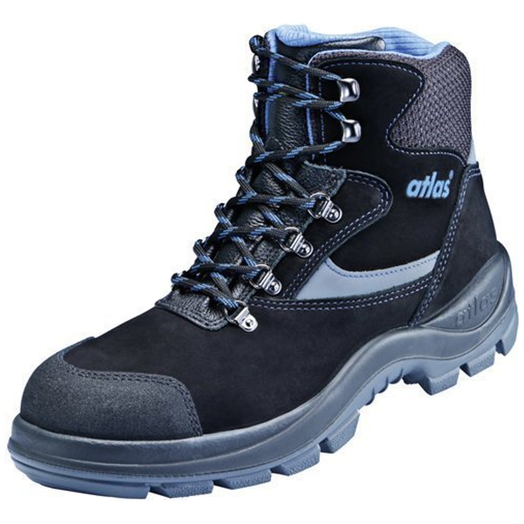 Atlas Sicherheitsstiefel Ergo Med 735 XP S3 ESD SRC DGUV W13 Gr.43 schwarz/royalblau