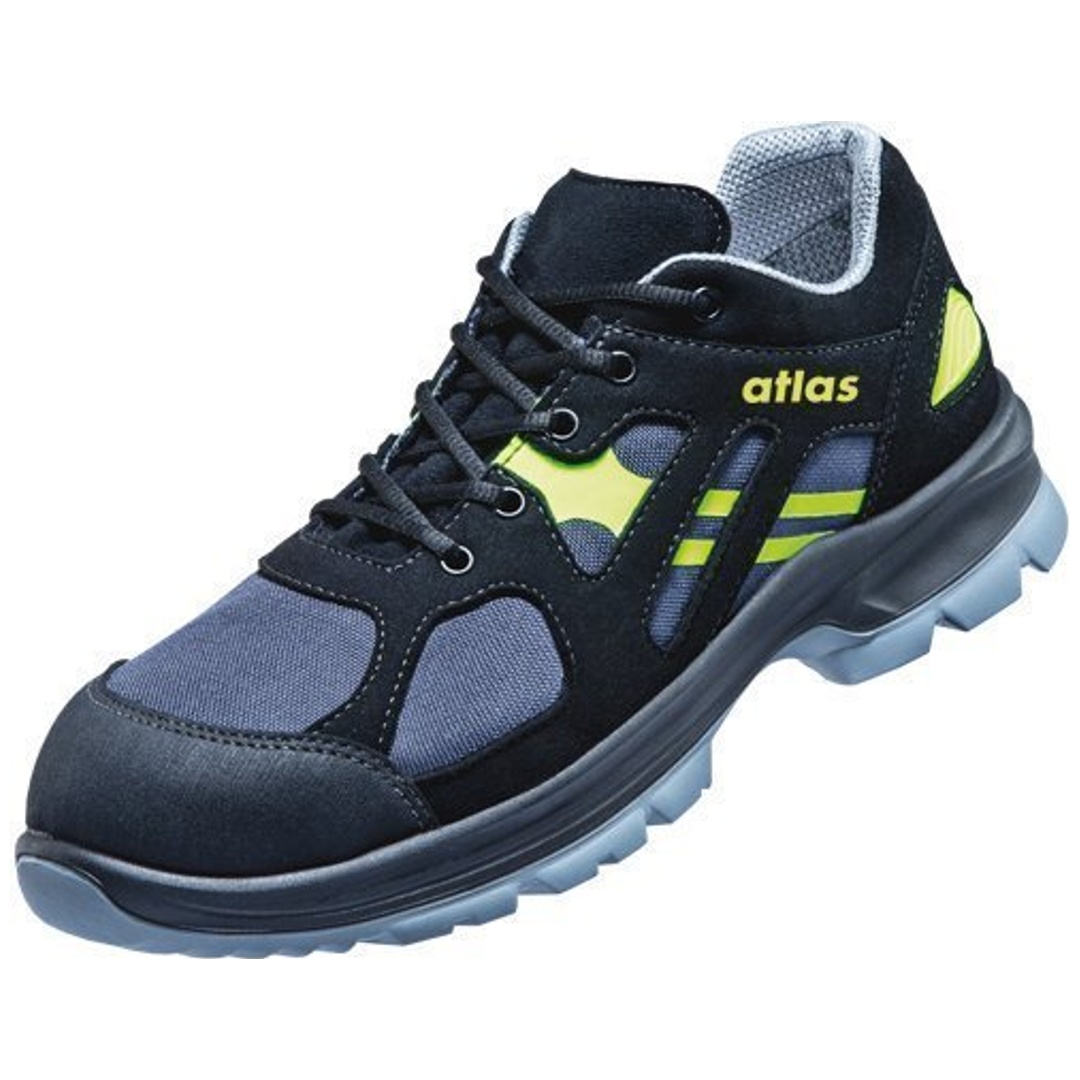 Atlas Sicherheitshalbschuh GTX 6205 XP S3 SRC CI DGUV Gr. 38 schwarz/anthrazit/neon-gelb