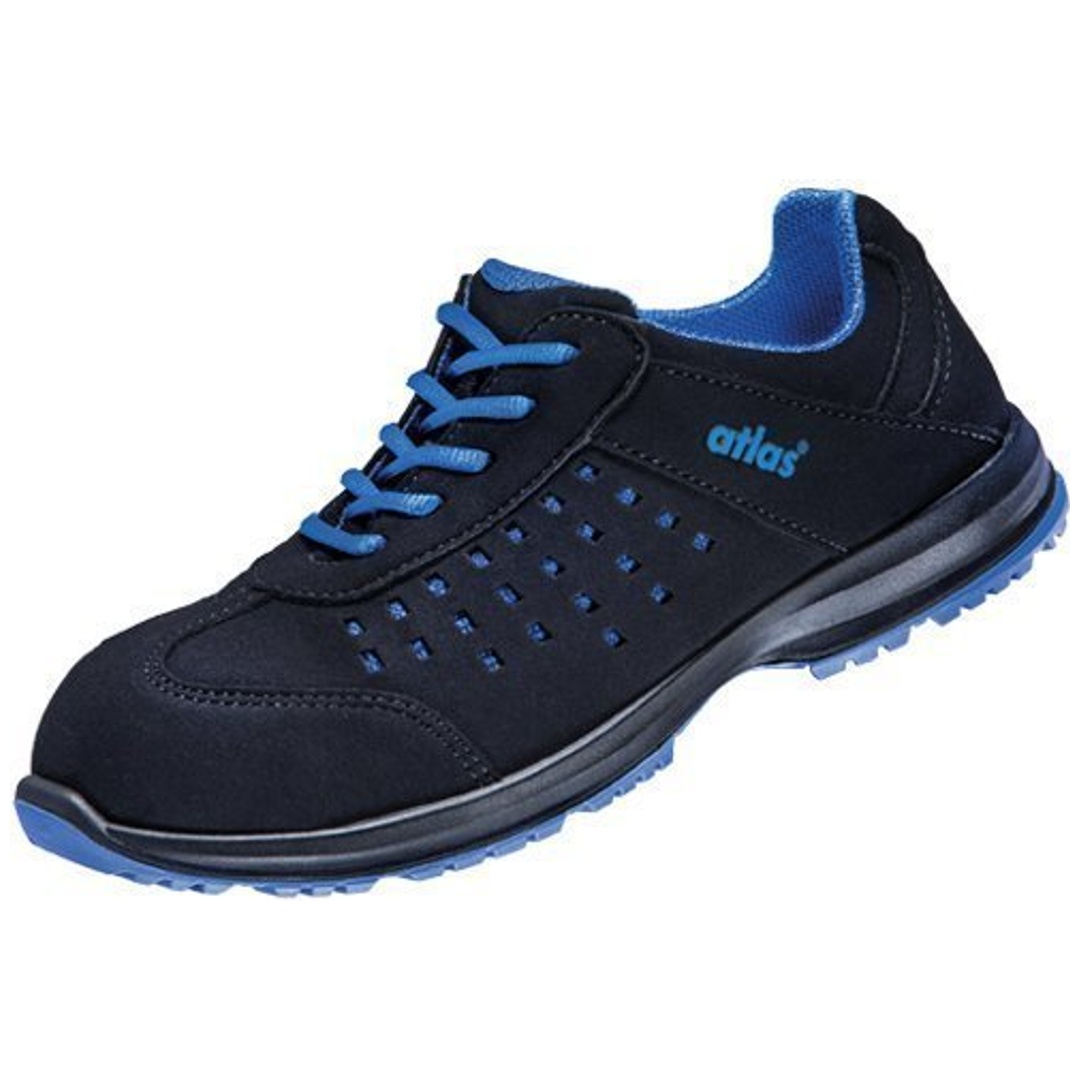 Atlas Sicherheitshalbschuh Damen GX 130 S1 ESD SRC DGUV Gr. 39 schwarz/royalblau