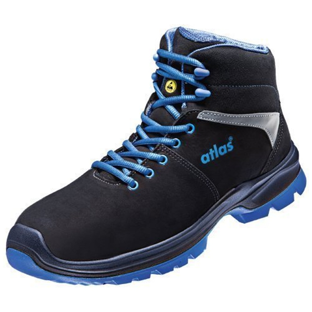 Atlas Sicherheitsstiefel Damen GX 805 S3 ESD SRC DGUV Gr. 37 schwarz/royalblau