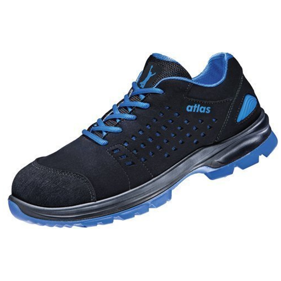 Atlas Sicherheitshalbschuh SL 405 XP 2.0 blue S1P ESD SRC DGUV W12 Gr. 43 schwarz/royalblau