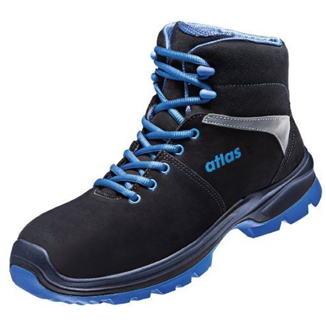 Atlas Sicherheitsstiefel SL 80 S2 ESD SRC DGUV W10 Gr. 47 schwarz/royalblau