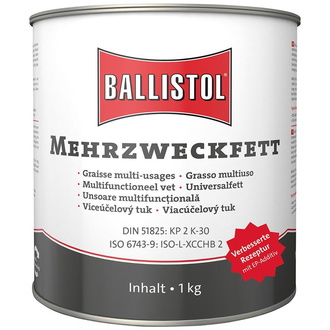 BALLISTOL Mehrzweckfett Eimer 1 KG DE/FR/IT/NL/CS/SE/SK/RO