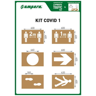 A.M.P.E.R.E. Schablonenset Schablonen KIT Covid