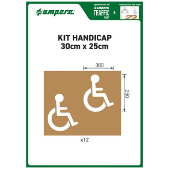 A.M.P.E.R.E. Schablonenset Schablonen Handicap 25x30