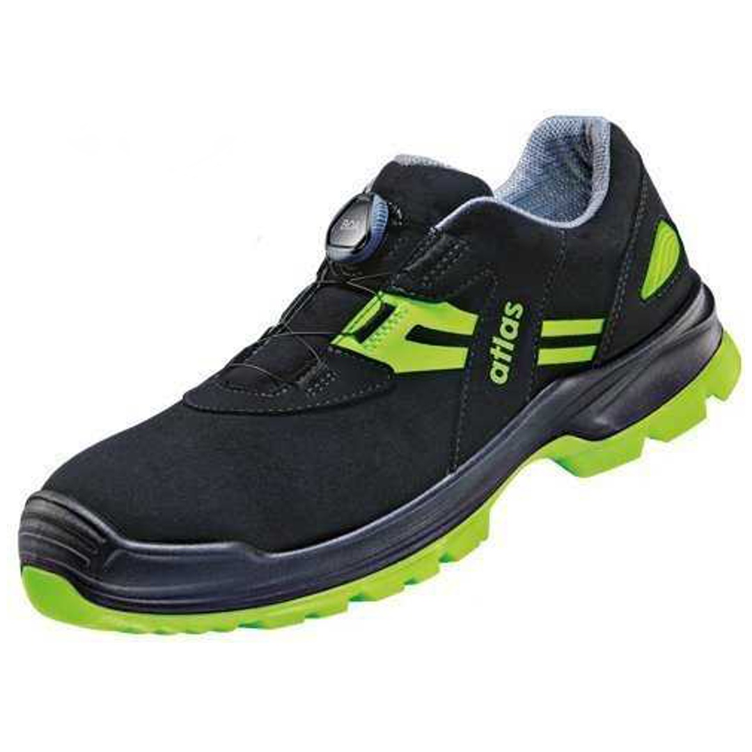 Atlas Sicherheitshalbschuh FLASH 5255 XP BOA S3 ESD SRC DGUV Gr. 37 schwarz/neon-gelb