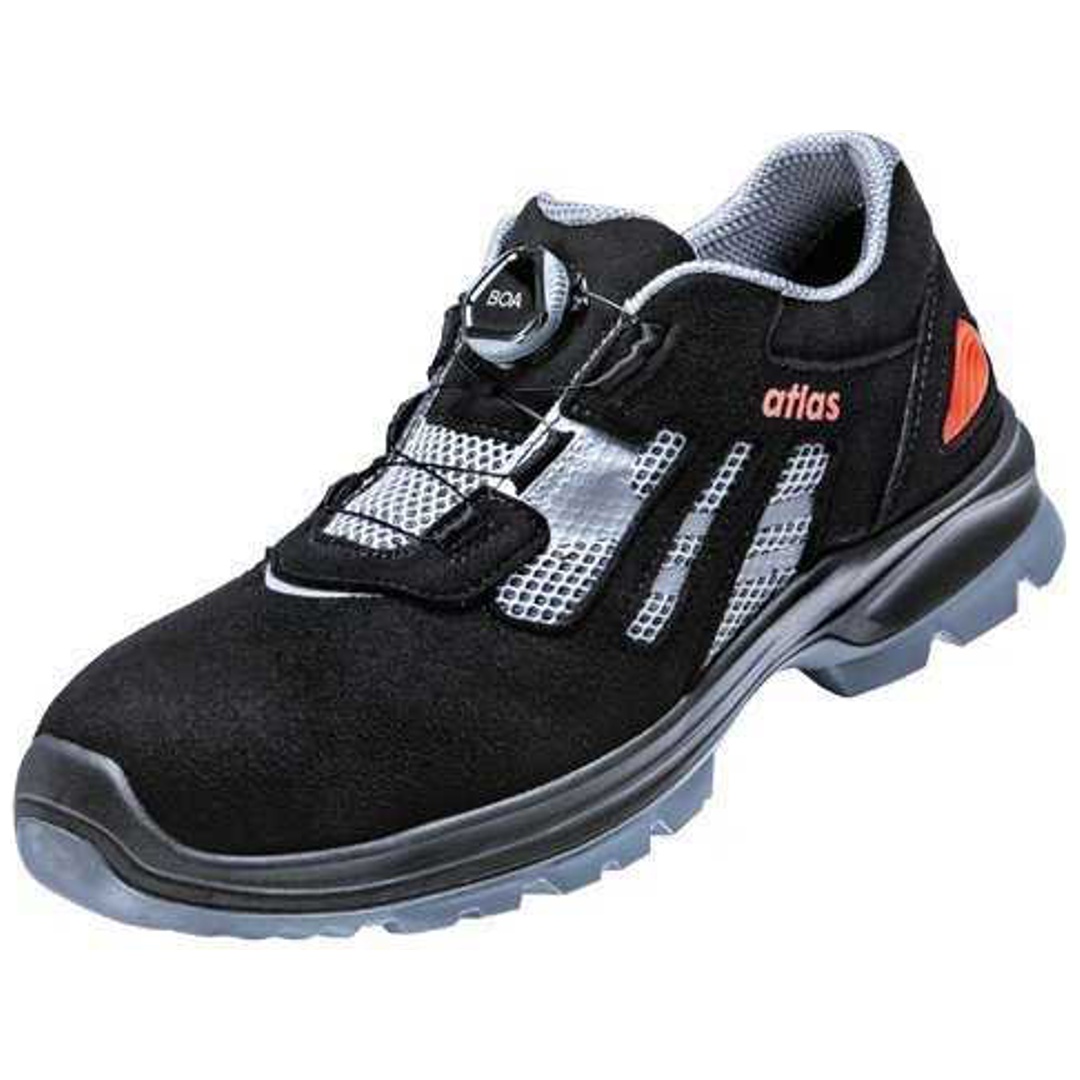 Atlas Sicherheitshalbschuh FLASH 3200 BOA S1 ESD SRC DGUV Gr.49 schwarz/grau