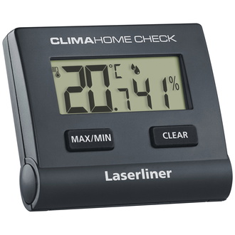 Laserliner Digitales Hygrometer ClimaHome-Check, Black