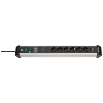 Brennenstuhl Überspannungsschutz-Steckdosenleiste Premium-Protect-Line 60.000A mit Power Delivery USB-Ladefunktion 6-fach 3m H05VV-F 3G1,5