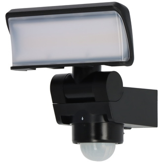 Brennenstuhl LED Strahler WS 2050 SP mit Bewegungsmelder, 1680lm, IP44, schwarz