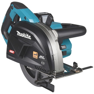 Makita Akku-Metallhandkreissäge CS002GZ, 40 V, incl. Sägeblatt, Parallelanschlag, Zubehör, Koffer