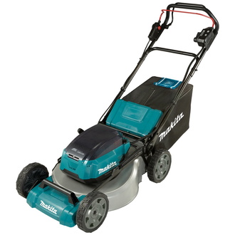 Makita Akku-Rasenmäher 2x18V, 53 cm, 60 l, 2 Akku, Doppelladegerät, inkl. Zubehör