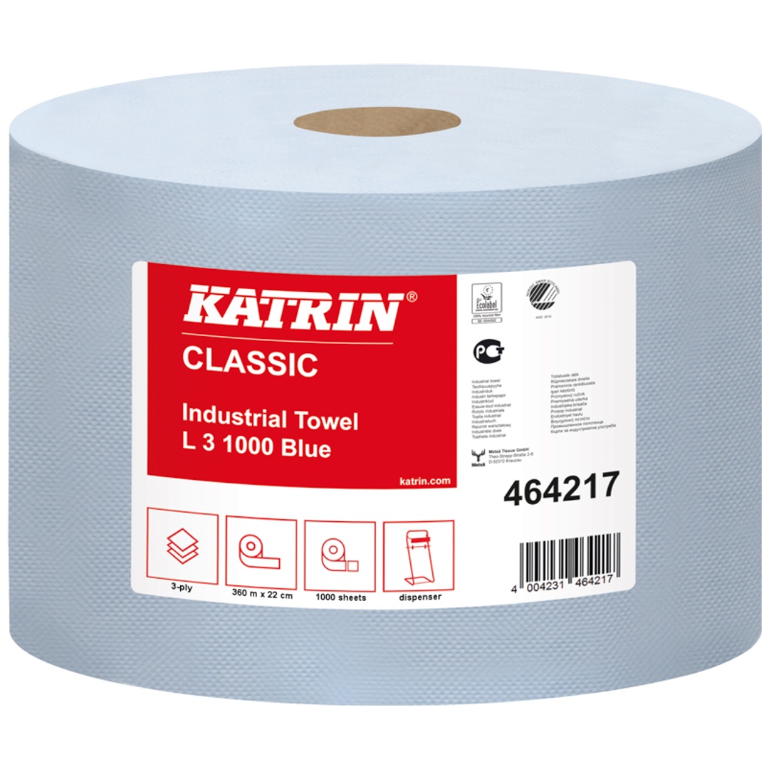 Katrin  Putzpapier 22x38cm 3-lagig 1000 Blatt