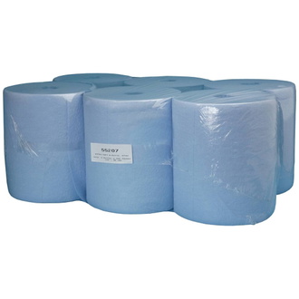 WIPEX Reinigungstuch WORK, blau, 6-er Pack Rollen