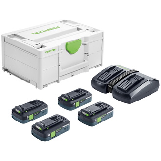 Festool Energie-Set SYS 18V 4x4,0/TCL 6 DUO