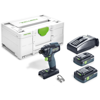 Festool Akku-Schlagschrauber TID 18 HPC 4,0 I-Plus, incl. 2x Akku 4 Ah, Schnellladegerät, Systainer SYS3