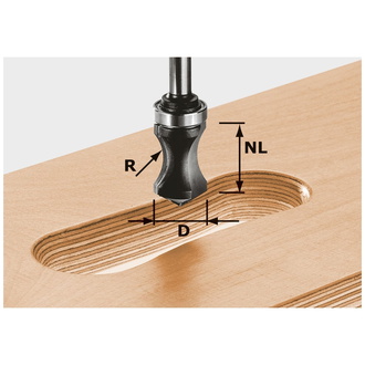 Festool Griffleistenfräser HW S8 R16/NL32