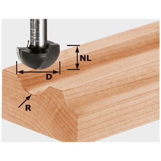 Festool Hohlkehlfräser HW S8 R4