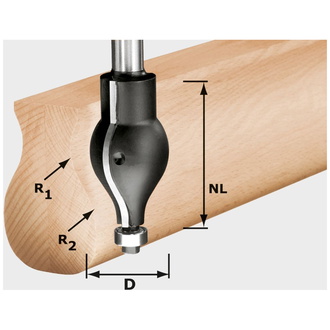 Festool Profilfräser HW R20.5/16/D32/57 S12