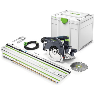 Festool Handkreissäge HK 55 EBQ-Plus-FSK 420, incl. Kreissägeblatt, Kappschiene, Zubehör, Systainer