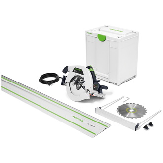 Festool Handkreissäge HK 85 EB-Plus-FS, incl. Kreissägeblatt, Parallelanschlag, Führungsschiene, Zubehör, Systainer